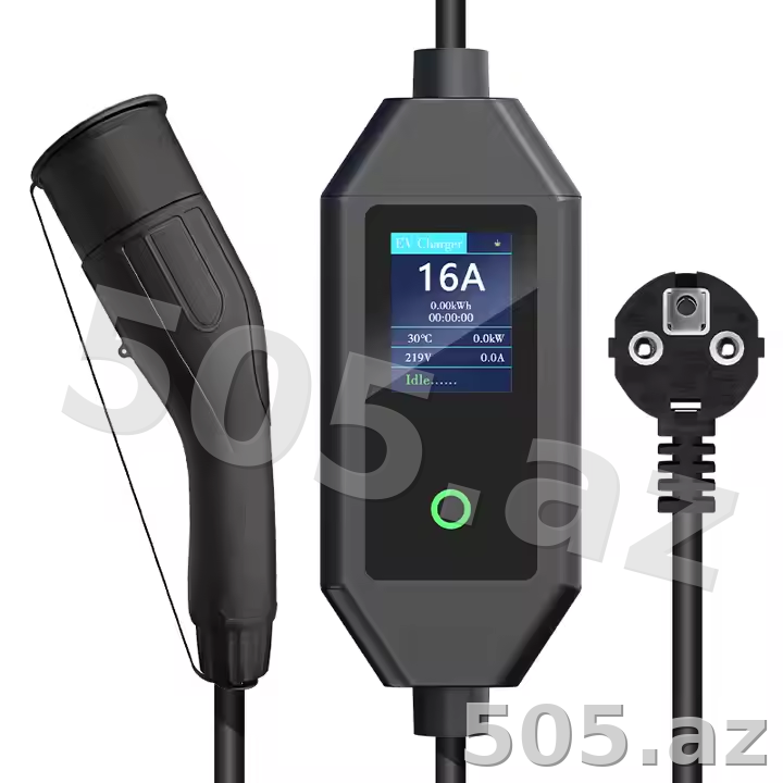 Elektromobil üçün Ev Tipi Şarj Cihazı (GB/T) - 16A